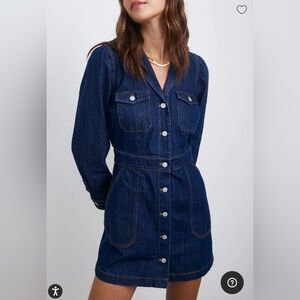 Rails Lisette Long Sleeve Denim Shirtdress